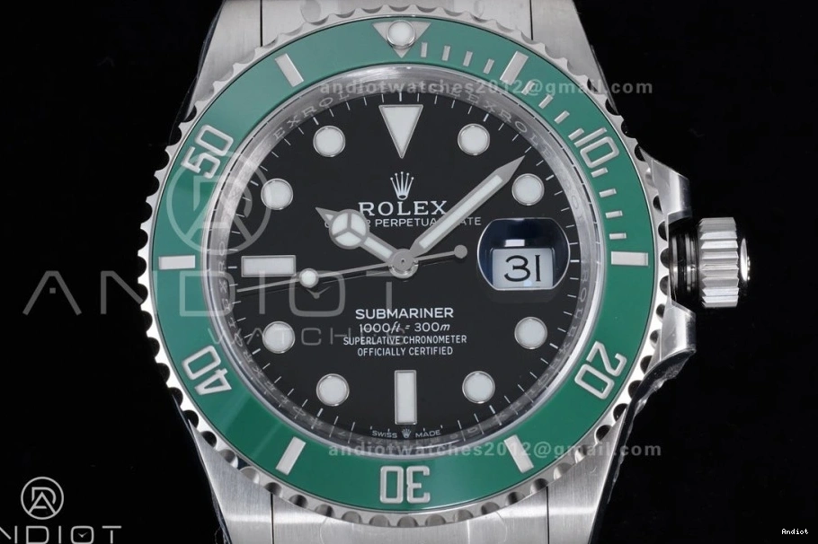 Ceramic 904L 126610LV Steel Starbucks 41mm A2824 Youth Submariner The VSF Version Green 0509